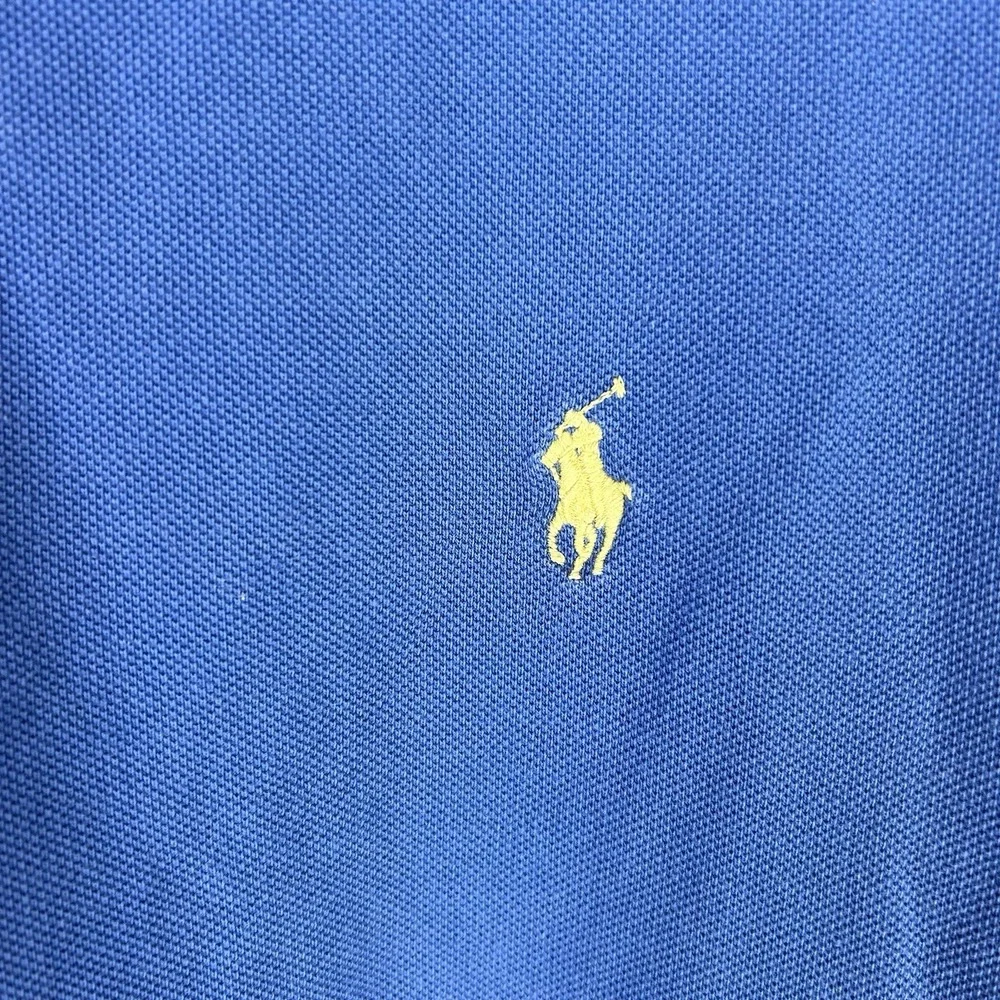 Polo Ralph‎ Lauren Shirt Mens Size 2XB Blue Cotton Golf Preppy